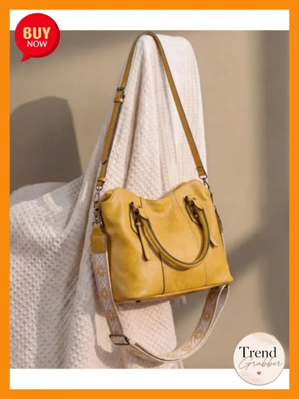Vegan Leather Hobo Purse with Crossbody and Shoulder Straps